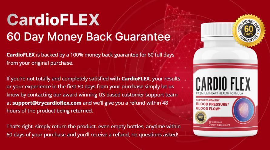 cardioflex  guarantee